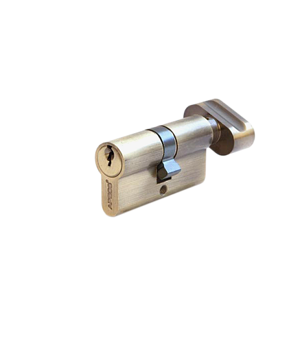 Цилиндровый механизм Цилиндр APECS ключ-завертка SC-60-Z-C (25*10*25) AB 